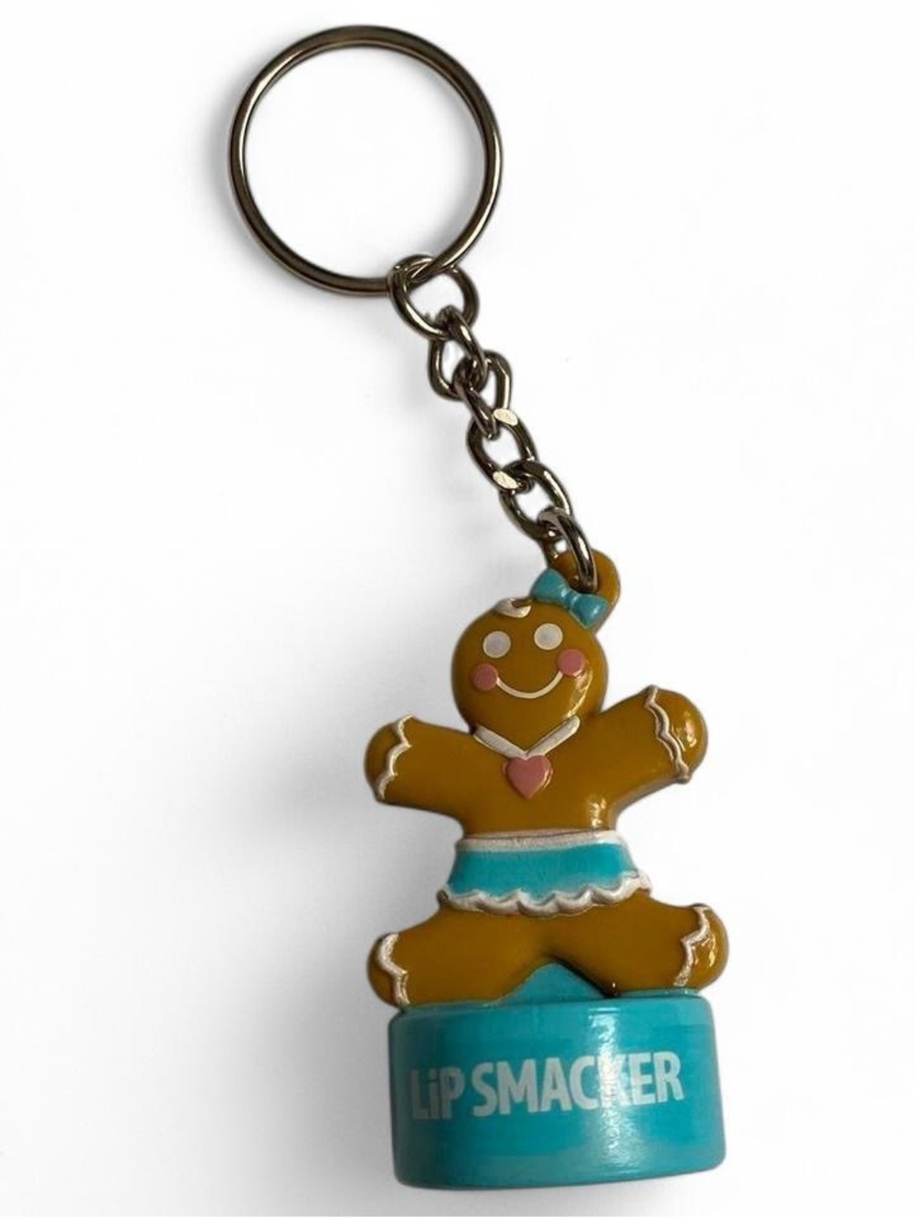 Gingerbread Keychain Lip Smacker Holder